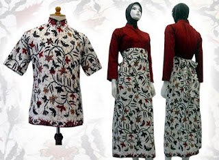 model gamis batik modern