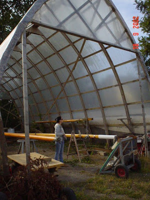  Roy Mc Bride: A brilliant demountable self build boat building shed