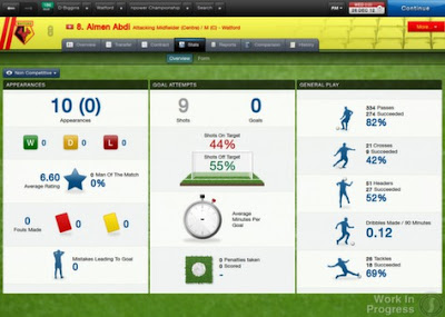 Football manager 2013 game screenshoot