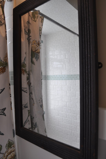 bathroom, antique mirror, sink, decor, mirror, alligatoring