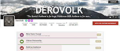 Stats of DeroVolk in YouTube