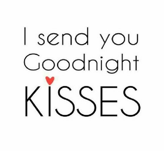 good night kiss image