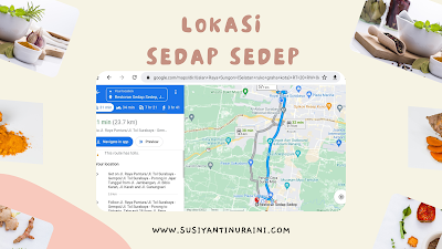 lokasi rumah makan Sedap Sedep Sidoarjo dilihat dari gmap