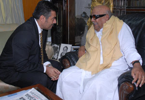 Ajith has finally got the support of Tamil Nadu Chief Minister M Karunanidhi