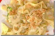Maltagliati con bottarga e finocchi
