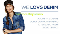 Logo Con la promo '' We LOvs Denim il terzo jeans costa solo 1 euro