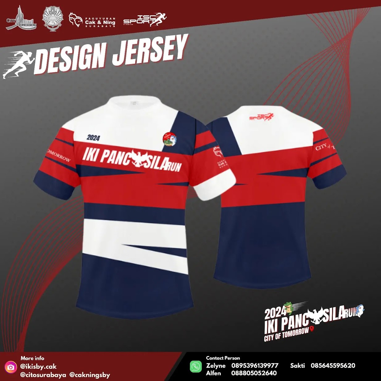 Jersey 👕 Iki Pancasila Run 2024