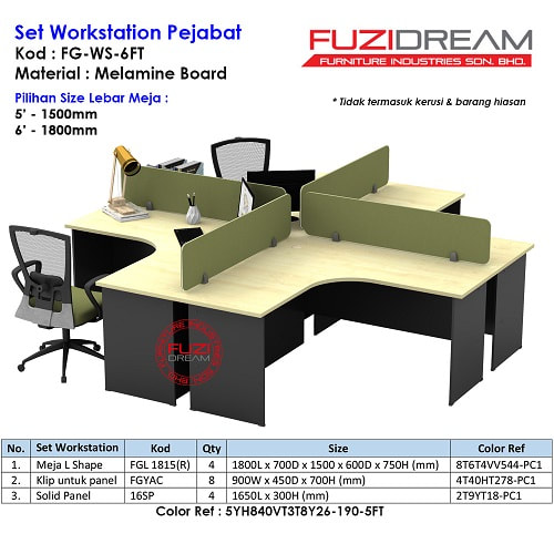 Pembekal Workstation Pejabat