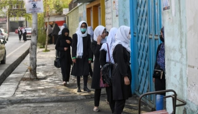 Girls above 6th grade cannot go to school in Afghanistan