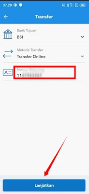 Cara Transfer Brimo Ke BSI