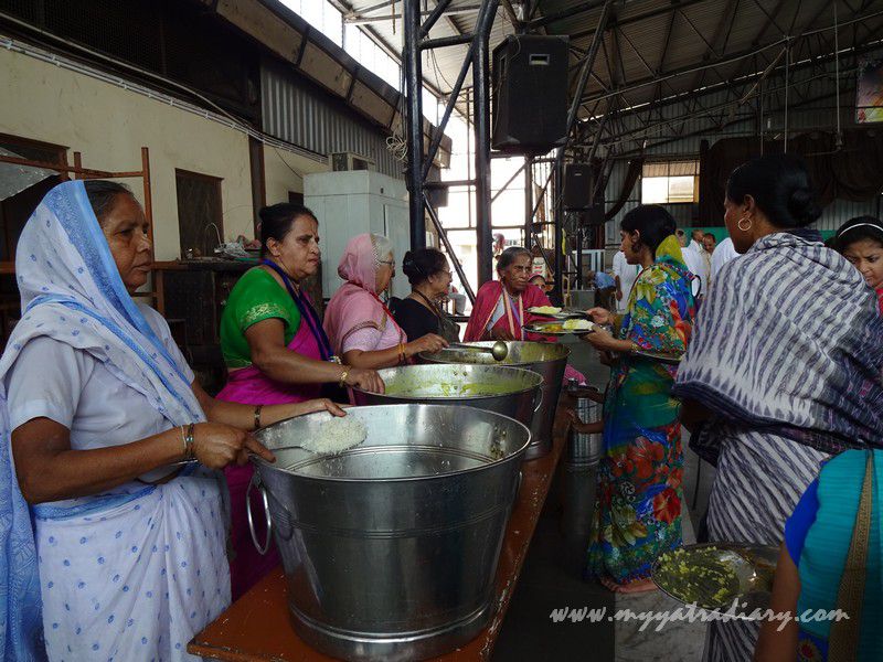 ISKCON Vrindavan - Prasadam for the bhaktas