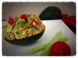 Salade de thon et d'avocat