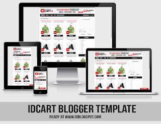 IDCART,Template Toko Online Blogger Responsive