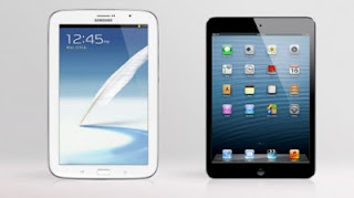 Perbandingan Galaxy Note 8 Dengan iPad Mini