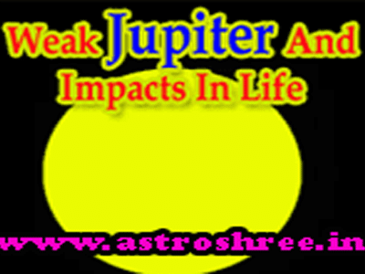 Weak Jupiter Impacts in Life And Remedies