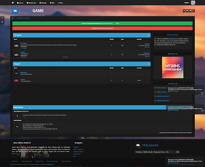 Tesla Game MyBB 1.8 - MySkin Studio