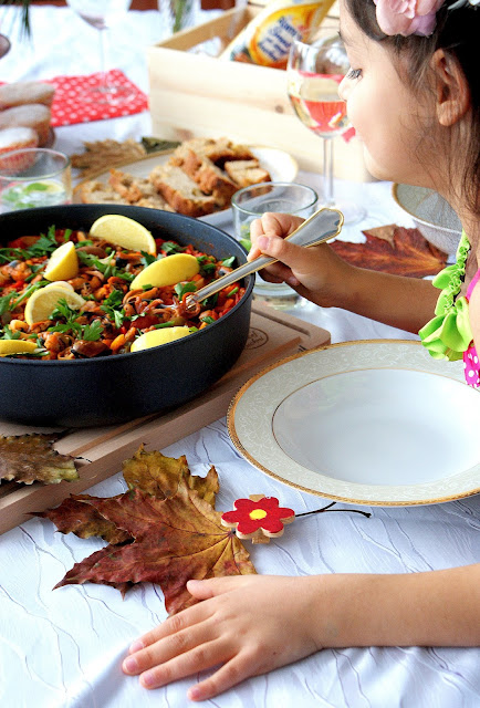 Rama smaż jak szef kuchni ,Rama,paella,paella marinera,kuchnia hiszpańska,szybkie danie hiszpańskie,Pascal Brodnicki ambasador marki Rama,