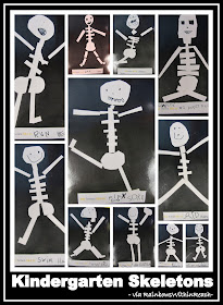 Kindergarten Skeletons via RainbowsWithinReach