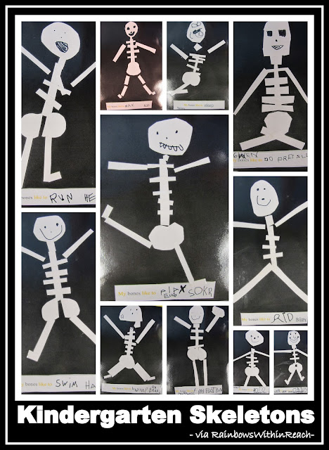 Kindergarten Skeletons via RainbowsWithinReach