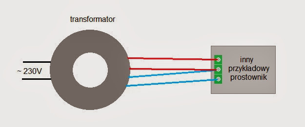 transformator toroidalny schemat podłączenia