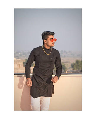 Black Kurta Pajama Design Style for Man's Fashion Images