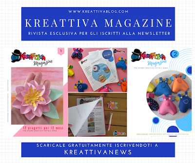 Kreattiva Magazine in regalo con newsletter KreattivaNews