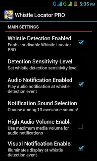 android apps whistle locator pro
