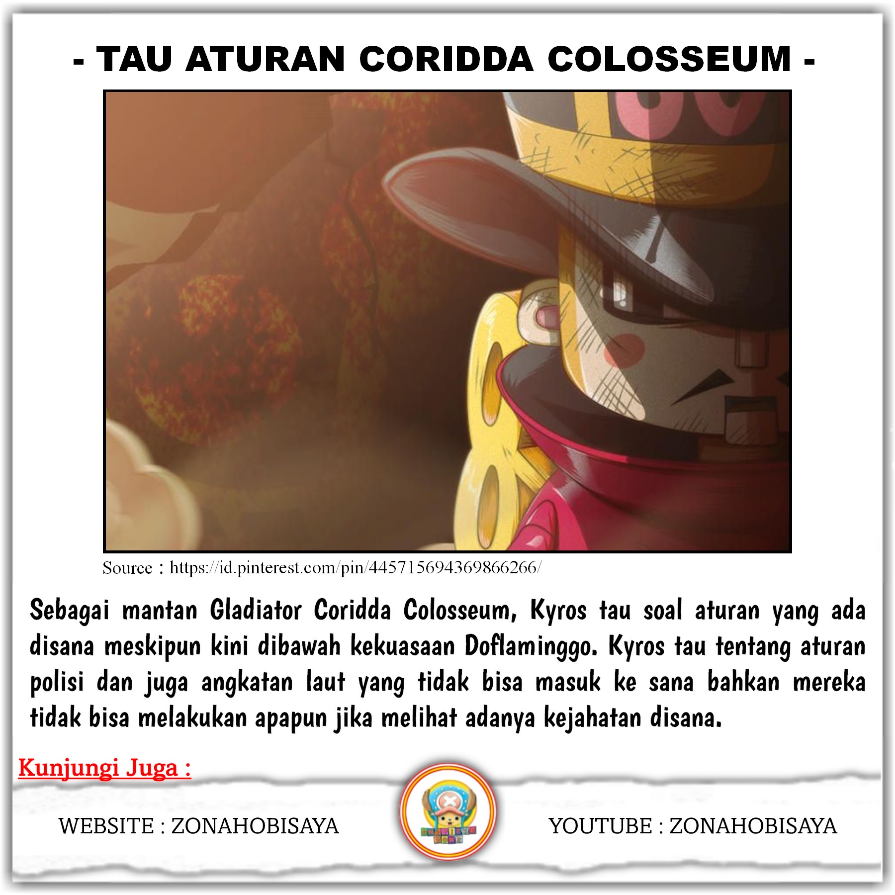 KYROS TAU SOAL ATURAN CORIDDA COLOSSEUM