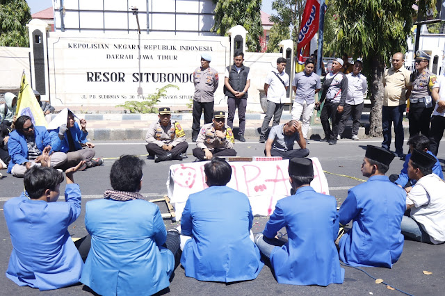  Kapolres Situbondo Temui Mahasiswa PC PMII, Sepakat Bantu Pemkab Tertibkan Tambang Ilegal dan Tegakkan Hukum