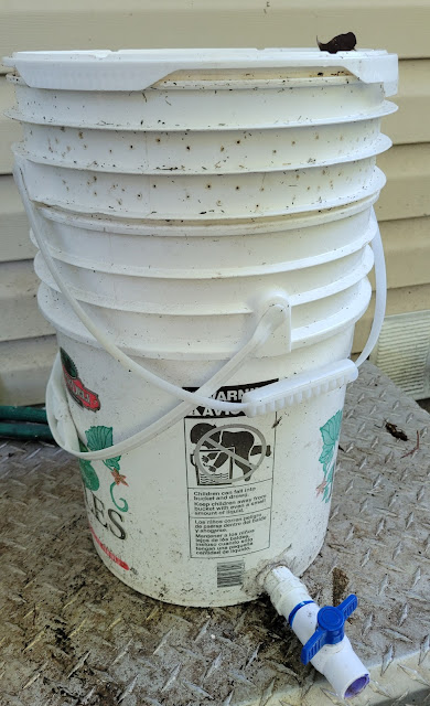 Homemade worm bin