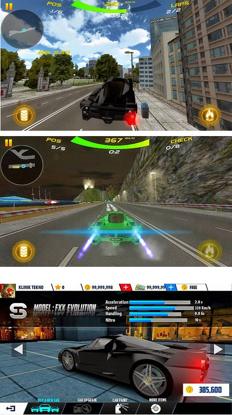 Game keren King of Racing 2 mod hack Money tak terbatas