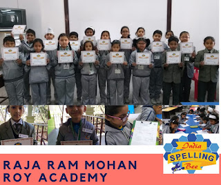 India Spelling Bee contest at Raja Ram Mohan Roy Academy