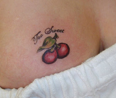 Breast Tattoos With Cherry Best Tattoos Of 2009