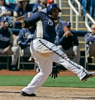 Prince Fielder became a vegetarian in the offseason