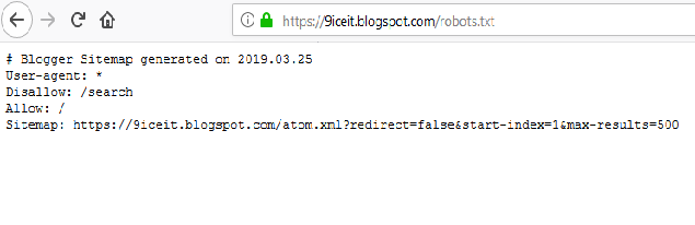 เพิ่ม Custom Robots.Txt ไปยัง Blogger