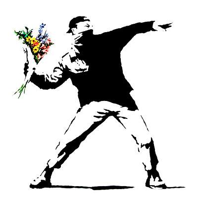 banksy graffiti artwork. anksy graffiti