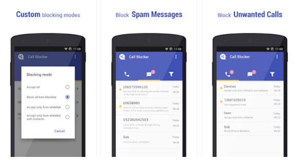 افضل تطبيقات و برامج حظر المكالمات لهواتف الأندرويد - تطبيق Call Blocker