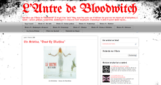 L'Antre de Bloodwitch sur Blogger début 2009