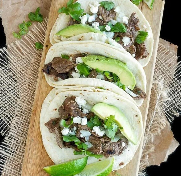 CARNE ASADA STREET TACOS #dinner #simplysteak