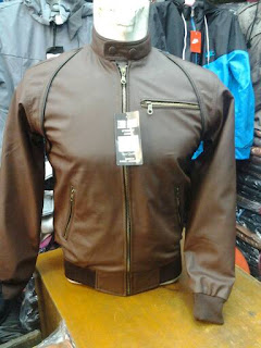 jaket semi kulit model ariel