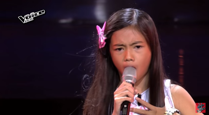 Angel Enerio sings "Bulong" on 'The Voice Kids'