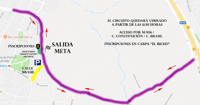 Mapa, perfiles y horarios del GP Bicicletas El Bicho - Campeonato de Madrid 2019