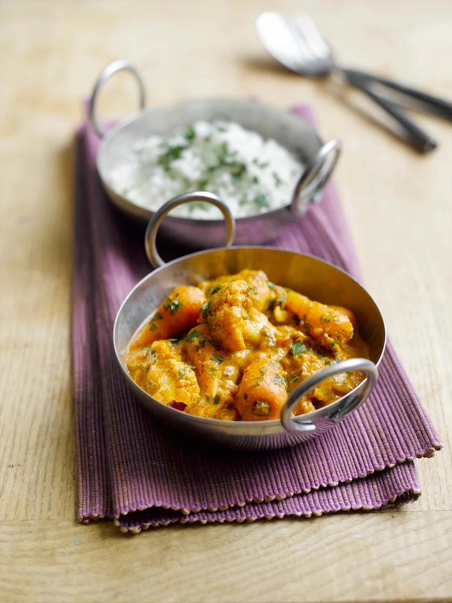 Quick Chantenay And Cauliflower Curry