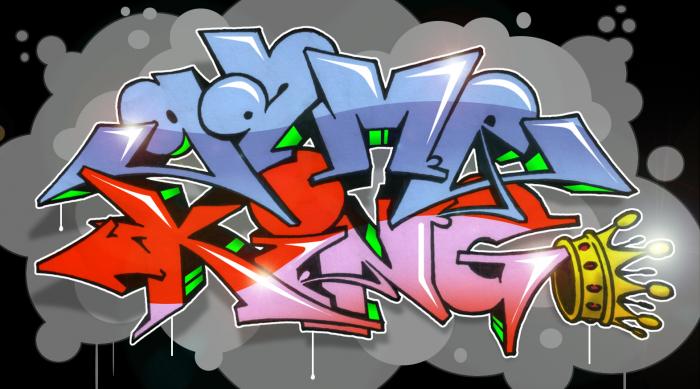Writing 3D Graffiti Alphabet Arrow Graphics Design