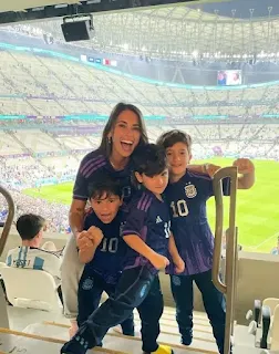 Messi's Wife Celebrates the Argentina Star's penalty