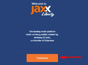 Установка кошелька Jaxx Liberty 5