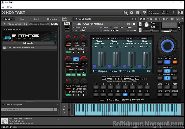 Synthage v1.1 KONTAKT Library Full Version Download