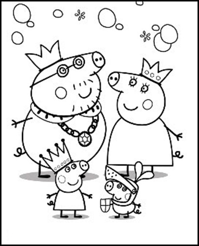 ficha-peppa-pig-colorear-familia