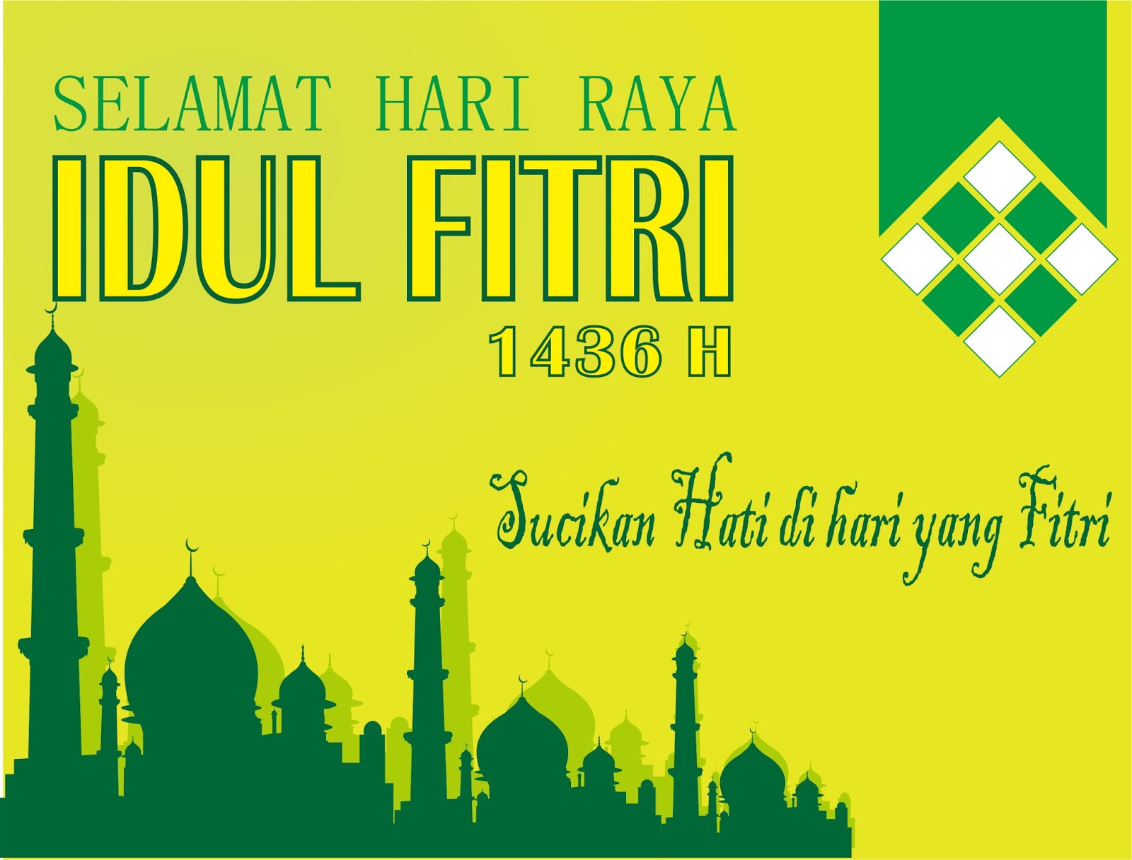 Tutorial Membuat Kartu Ucapan Idul Fitri