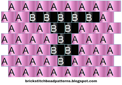 Printable pony bead alphabet 1 labeled letter T